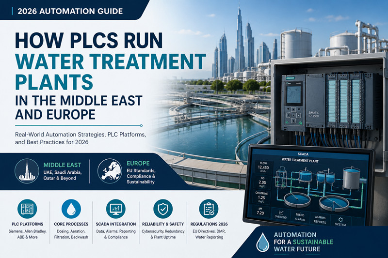 Wie SPS-gesteuerte Wasseraufbereitungsanlagen im Nahen Osten und in Europa funktionieren: Automatisierungsleitfaden 2026