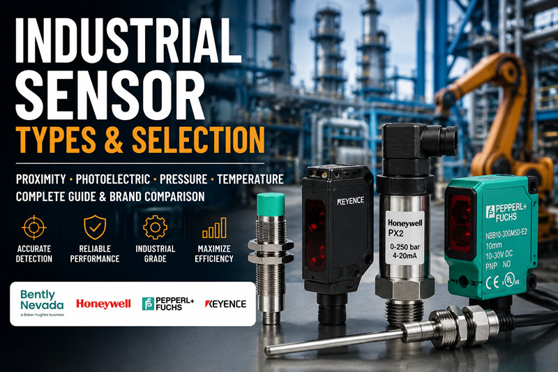 Industrielle Sensortypen & Auswahl: Näherungssensoren, Fotoelektrische Sensoren, Drucksensoren & mehr