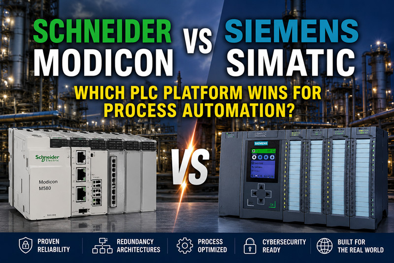 Schneider Modicon vs. Siemens SIMATIC: Welche SPS-Plattform ist die beste für die Prozessautomatisierung?