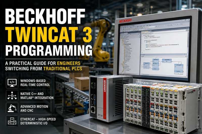 Beckhoff TwinCAT 3 Programmierung: Ein praktischer Leitfaden für Ingenieure beim Umstieg von herkömmlichen SPSen