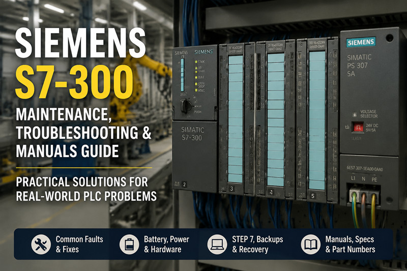 Siemens S7-300: Wartungs-, Fehlersuch- und Handbuchleitfaden