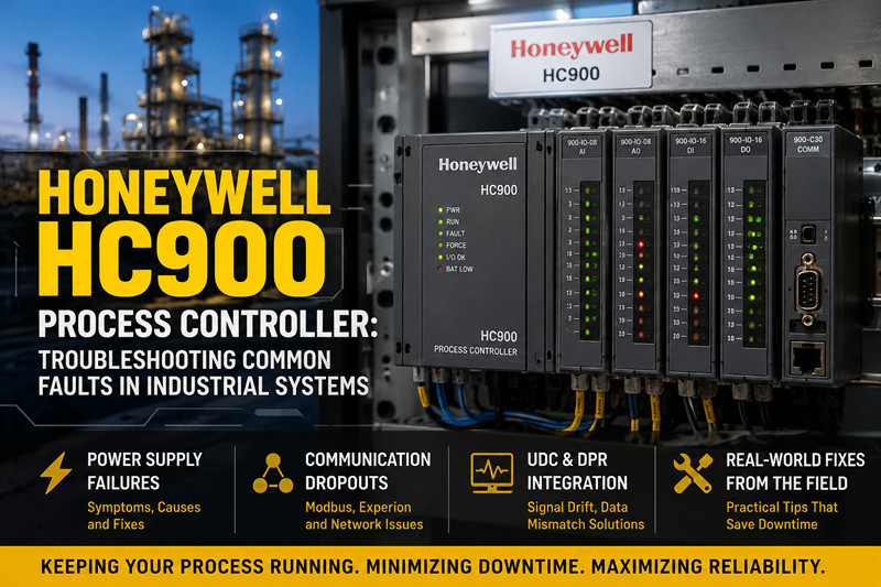 Honeywell HC900 Prozesssteuerung: Fehlerbehebung bei häufigen Fehlern in industriellen Systemen