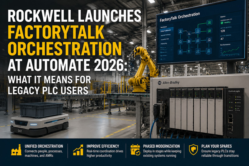 Rockwell Launches FactoryTalk Orchestration at Automate 2026: What It Means for Legacy PLC Users