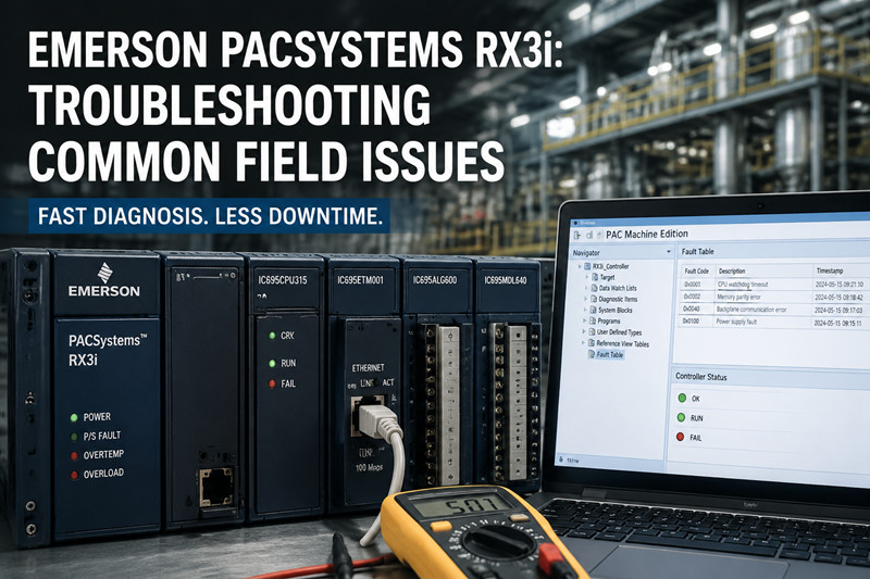 Emerson PACSystems RX3i: Behebung häufiger Probleme im Feldeinsatz