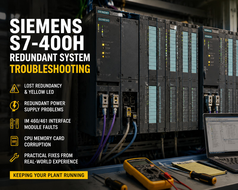 Fehlerbehebung im redundanten System Siemens S7-400H