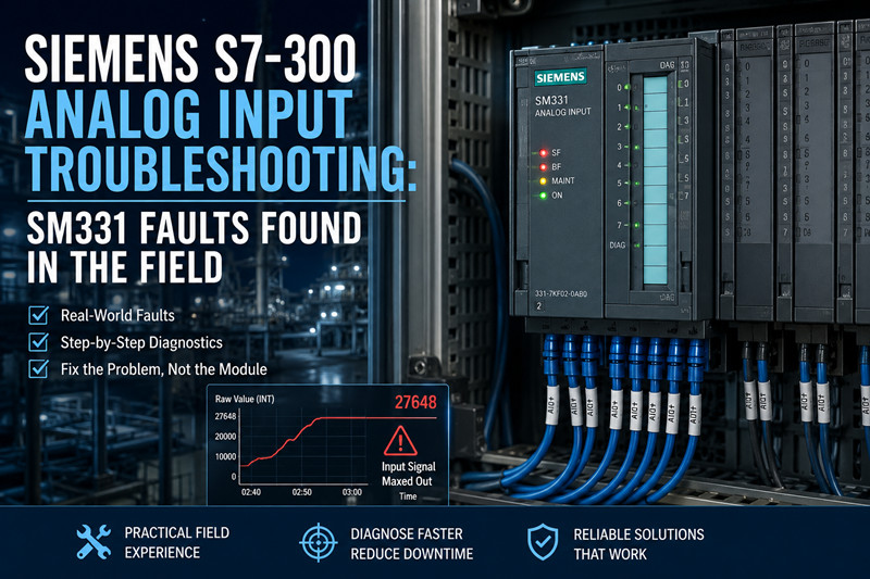 Siemens S7-300 – Fehlersuche am Analogeingang: Im Feld festgestellte SM331-Fehler