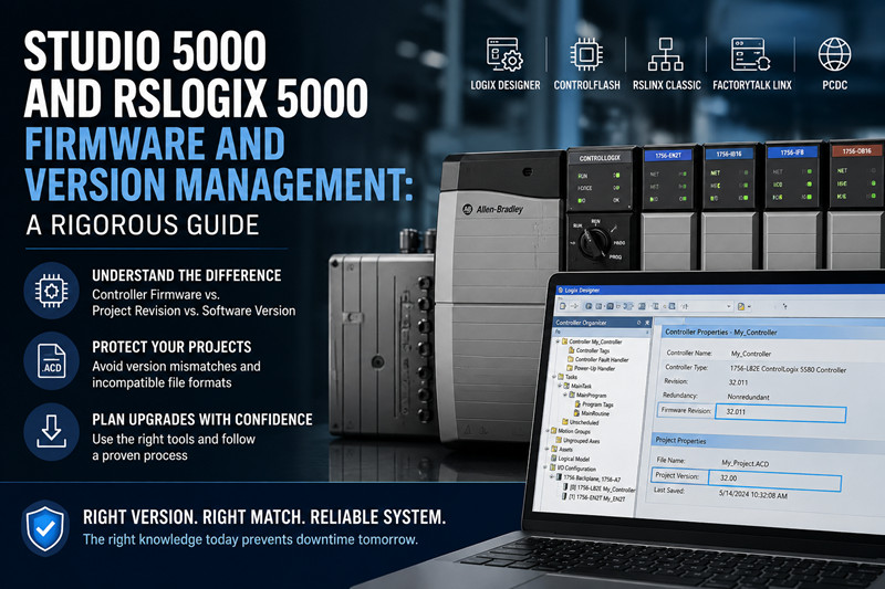 Studio 5000 und RSLogix 5000 Firmware- und Versionsverwaltung: Ein umfassender Leitfaden