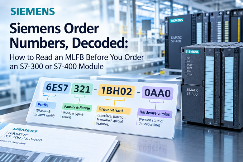 Siemens-Auftragsnummern, entschlüsselt: So lesen Sie eine MLFB-Nummer, bevor Sie ein S7-300- oder S7-400-Modul bestellen
