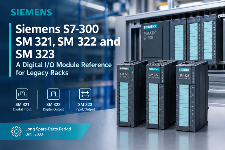 Siemens S7-300 SM 321, SM 322 und SM 323: Eine Referenz für digitale E/A-Module für ältere Racks